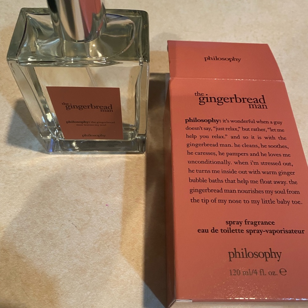 Philosophy gingerbread man cologne spray